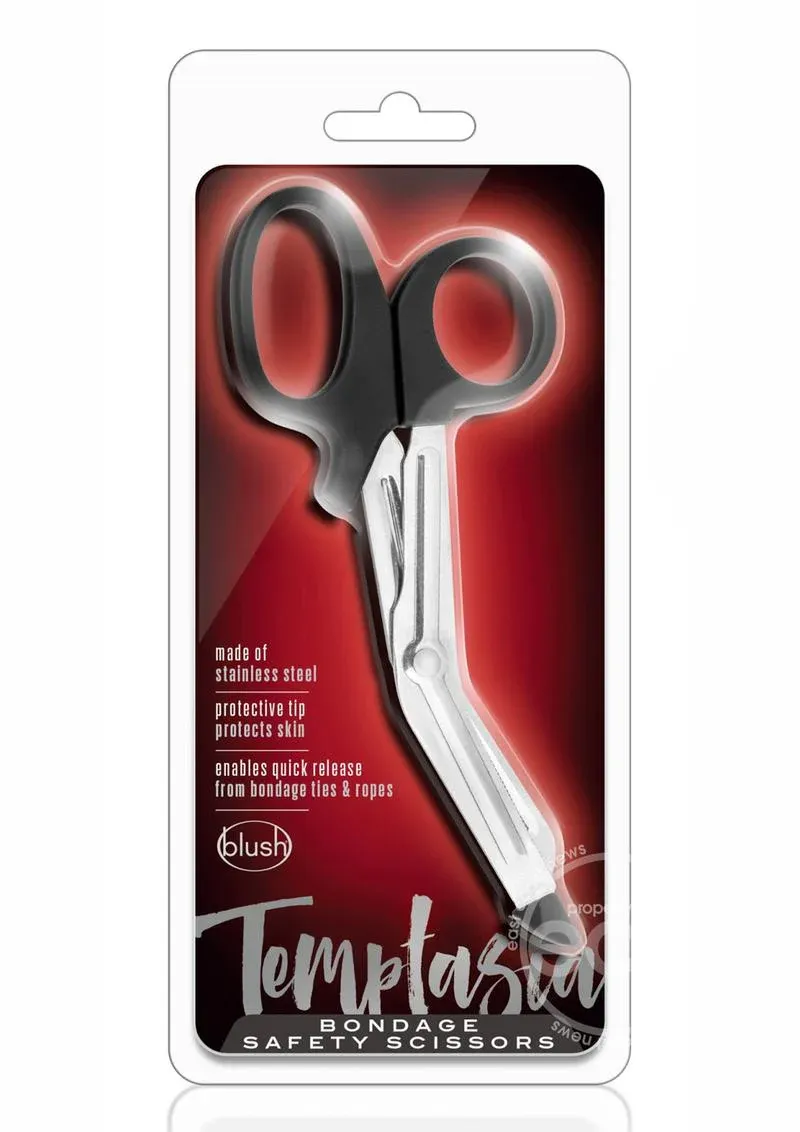 Temptasia Safety Scissors - Black