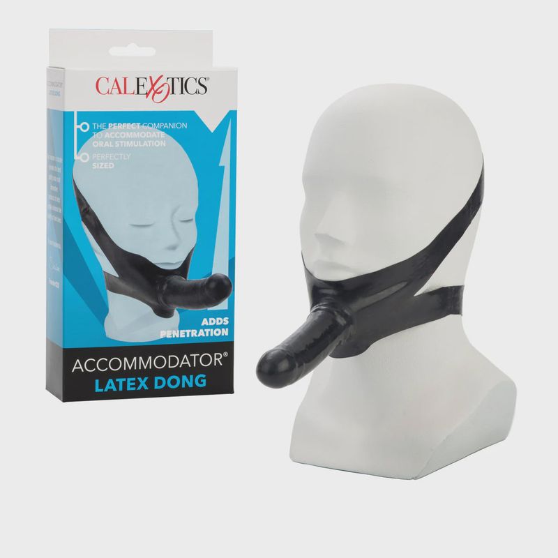 The "Original" Accommodator® Latex Dong - Black