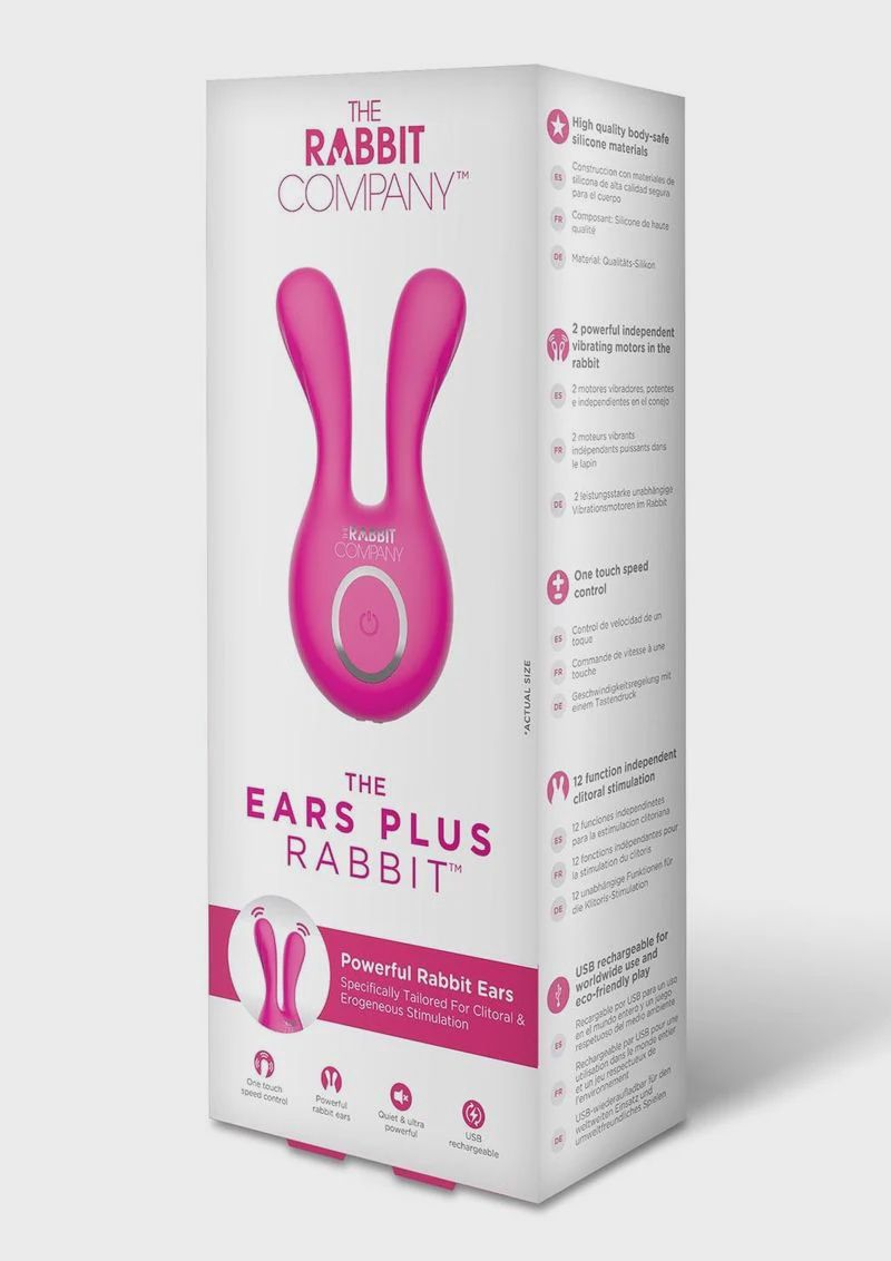 THE EARS PLUS RABBIT - HOT PINK