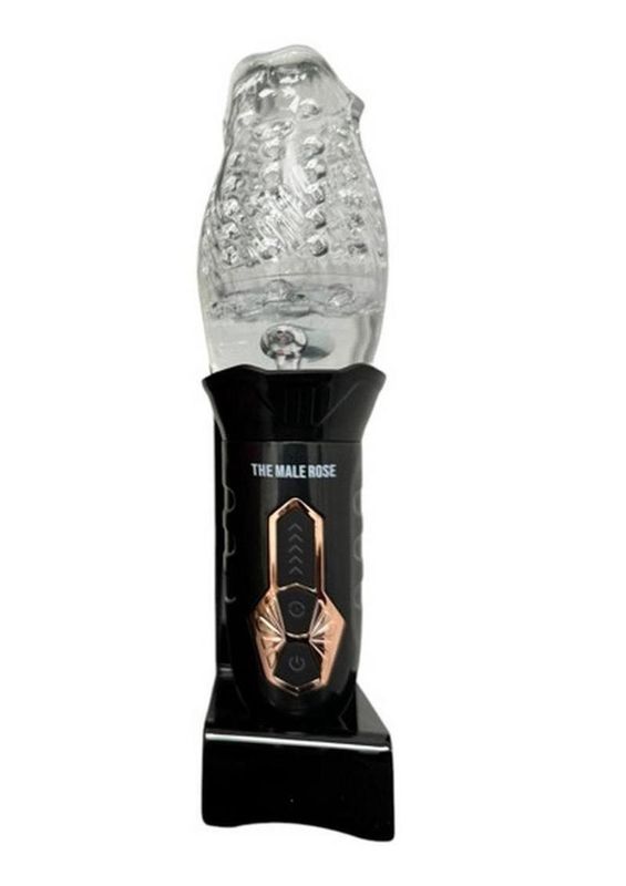The Male Rose Rotating Blow Job Simulator - Black