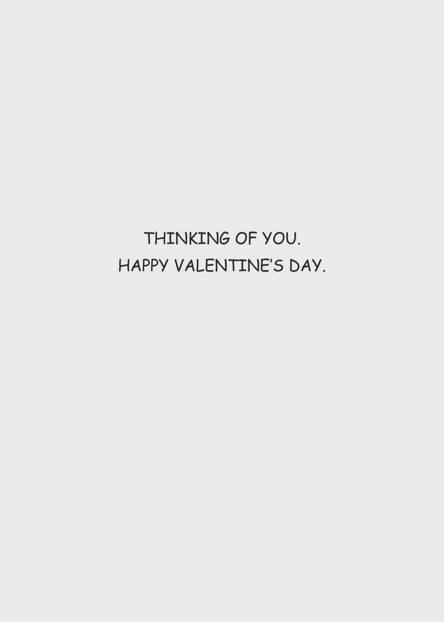 Thinking of You Gay Valentines Card