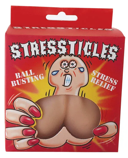 Stressticles! Novelty Stress Balls - Vanilla