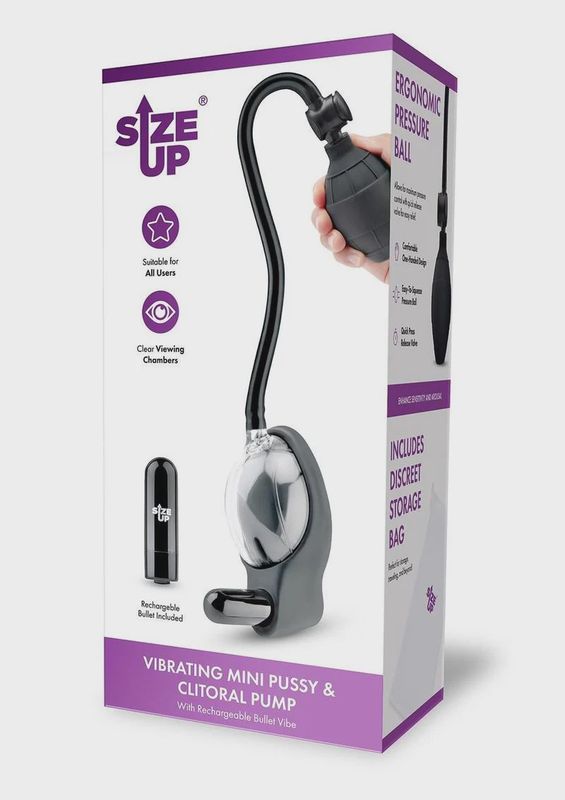 SU VIBRATING MINI PUSSY &amp; CLITORAL PUMP
