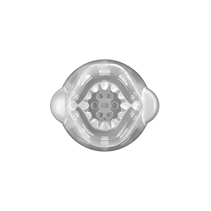 Thrusting, Rotating &amp; Vibrating Oral Sex Masturbator - Black