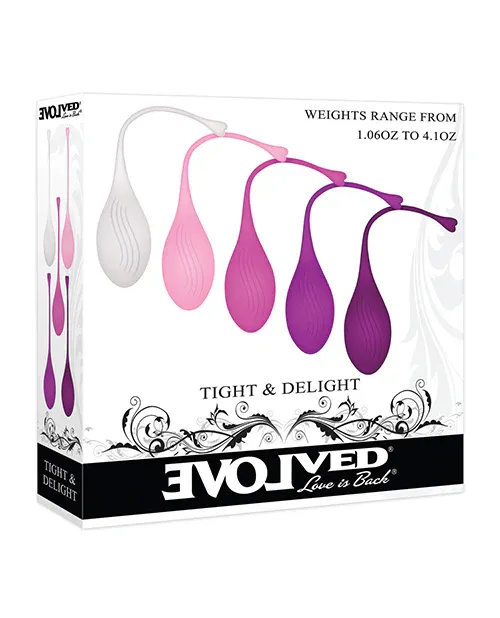 Tight &amp; Delight 5 pc Weighted Kegel Ball Set - Assorted Colors
