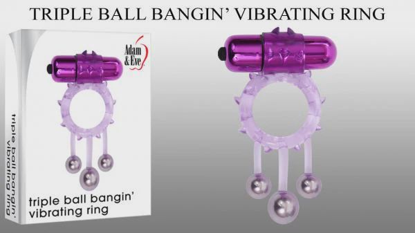 TRIPLE BALL BANGIN' VIBRATING RING