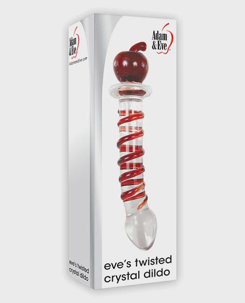 Twisted Crystal Dildo - Red