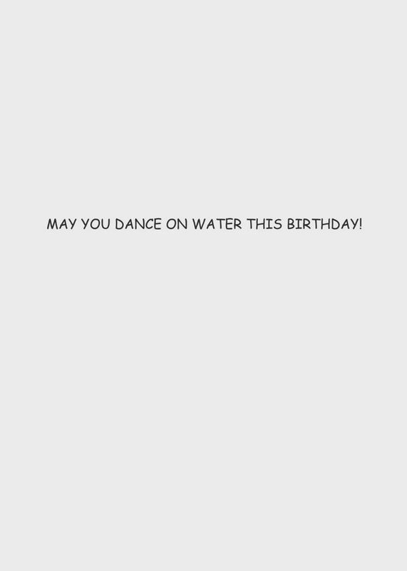 Water to Whiskey Birthday Card