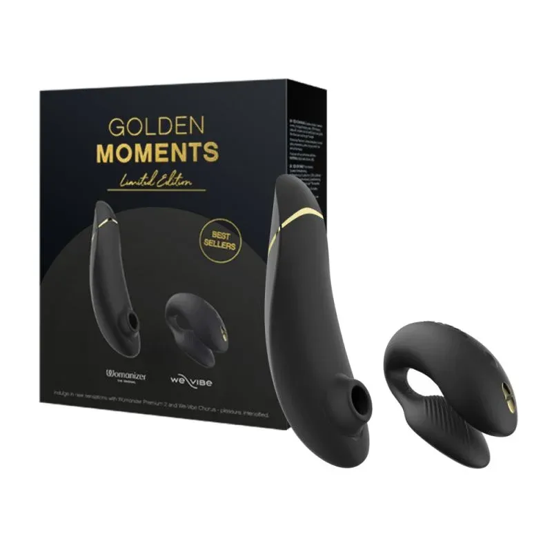 We-Vibe Chorus / Womanizer Premium Golden Moments Collection - Black/Gold