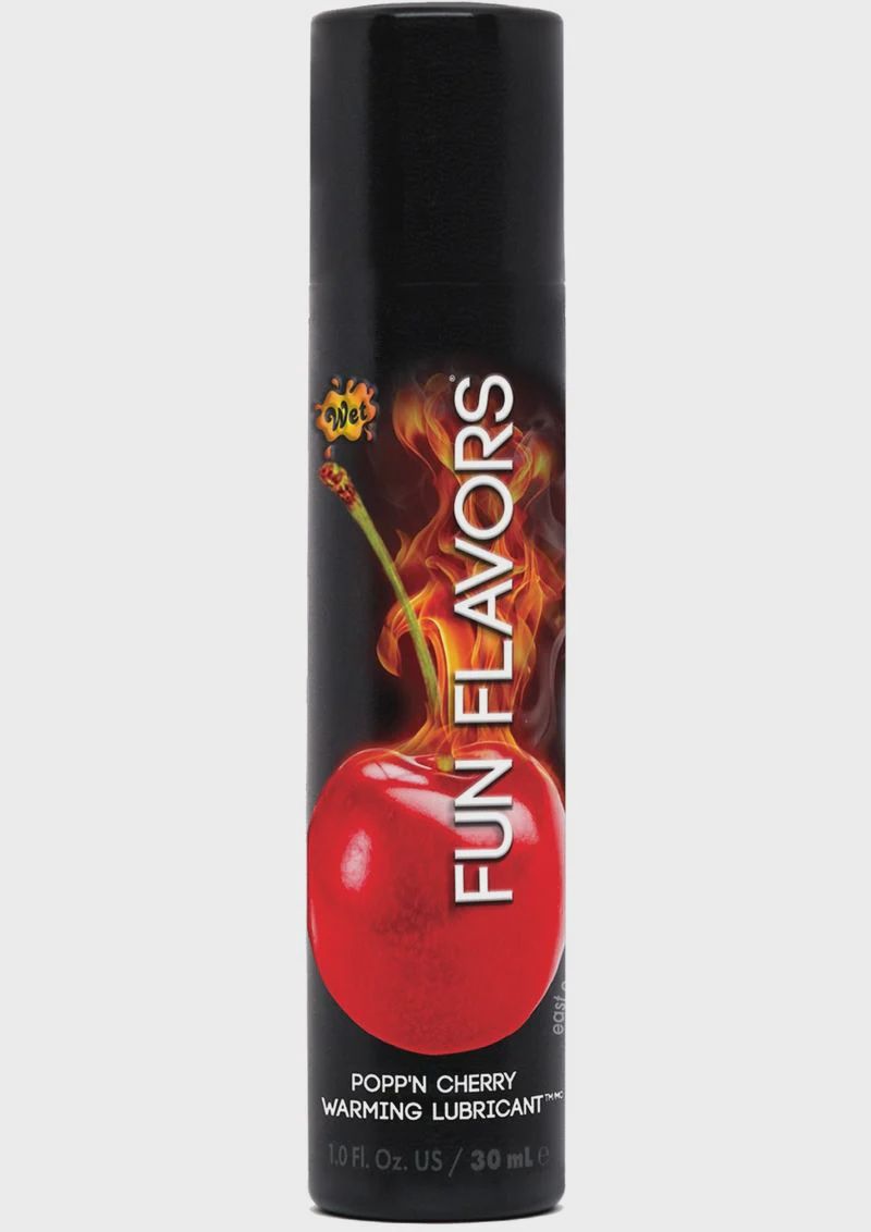 Wet Fun Flavors Warming Popp'n Cherry Lubricant 1 Ounce
