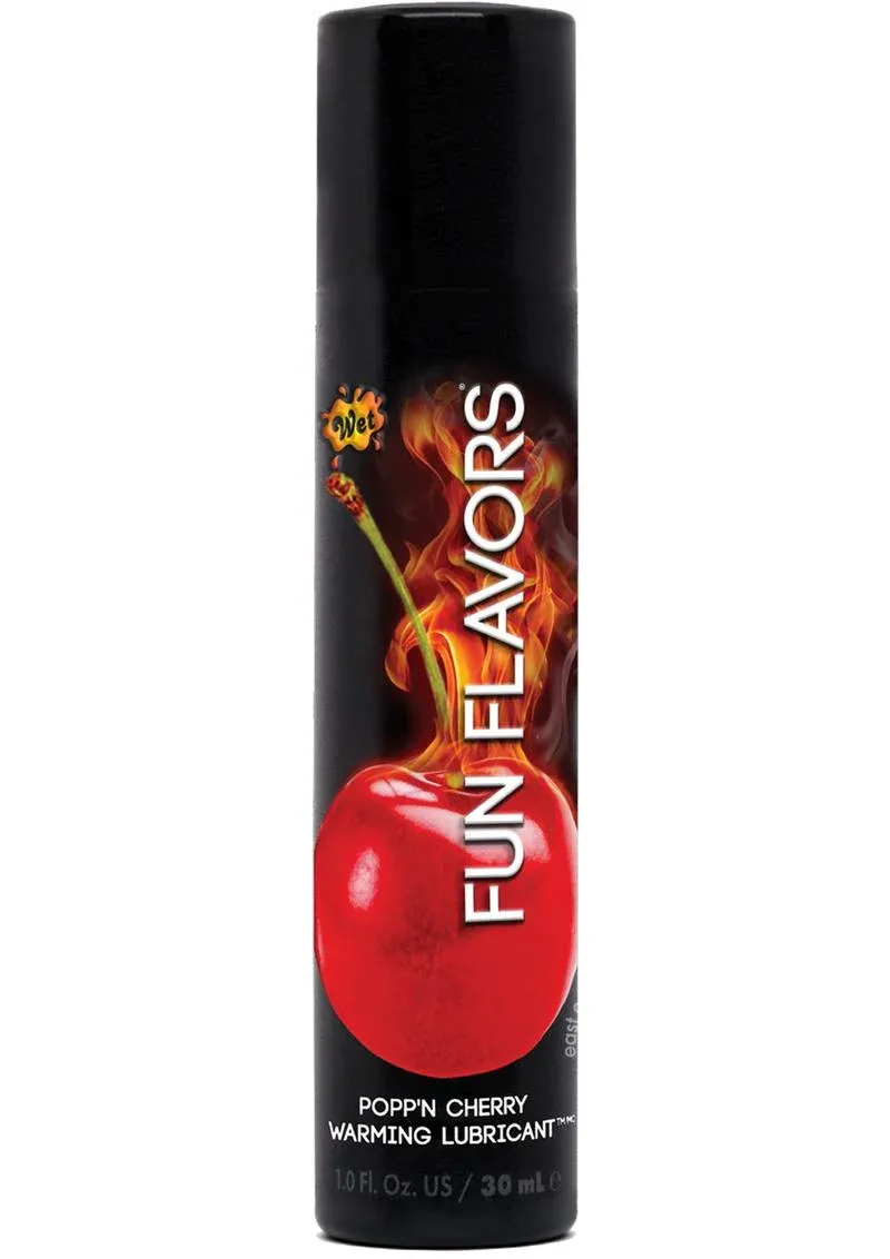 Wet Fun Flavors Warming Popp'n Cherry Lubricant 1 Ounce