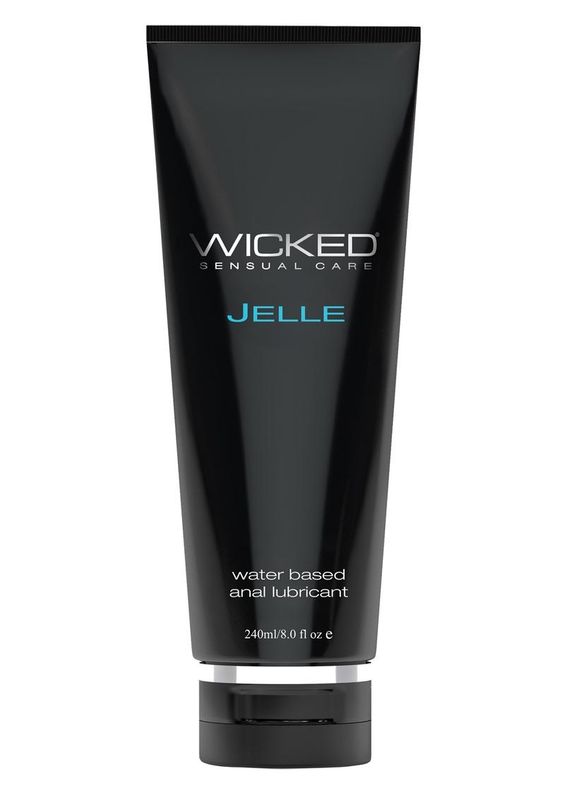 Wicked Sensual Care Jelle Water Based Anal Lubricant - 8 oz Fragrance Free