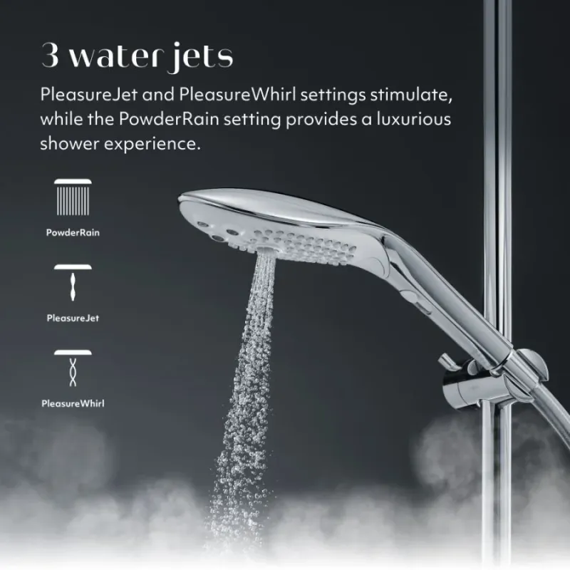 Womanizer Wave Shower Head - Chrome