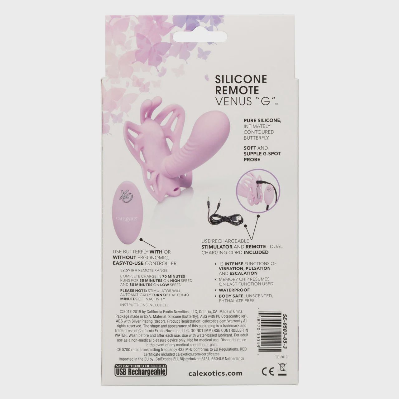 Venus Butterfly® Silicone Remote Venus "G"™