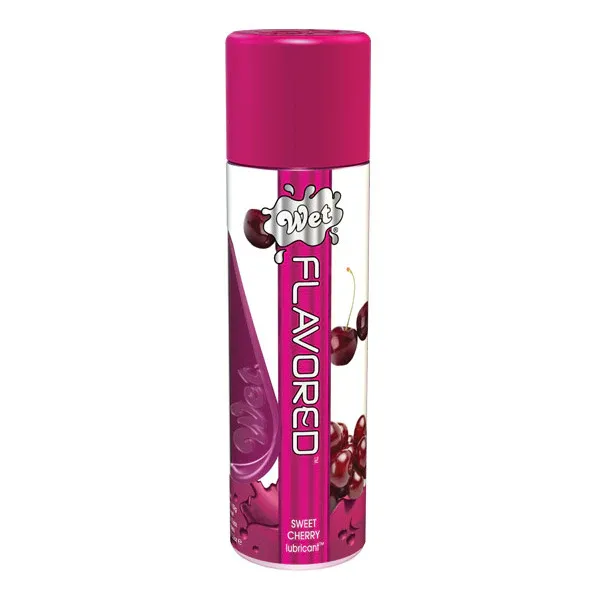Wet Flavored Gel Lubricant Sweet Cherry 3.6 oz.
