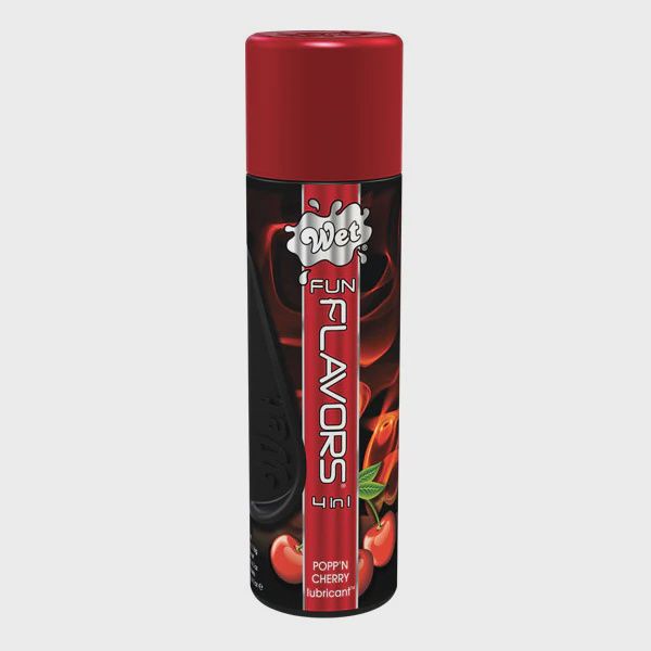 Wet Fun Flavors 4-In-1 Lubricant Popp'N Cherry 4.1 oz.