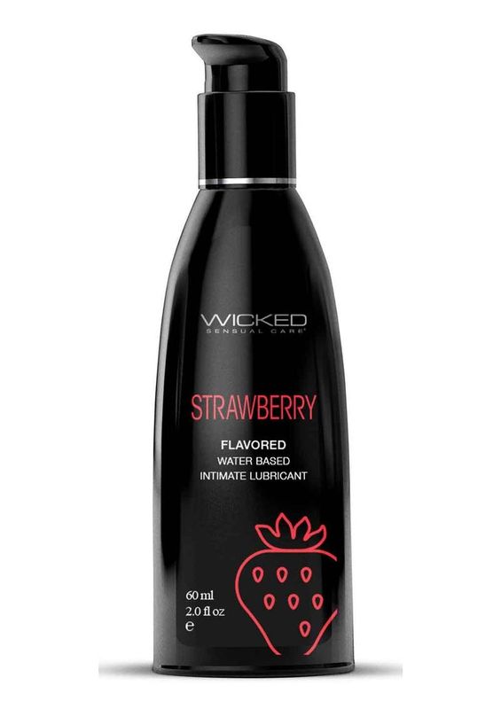 Wicked Sensual Care Water Based Lubricant - 2 oz Strawberry