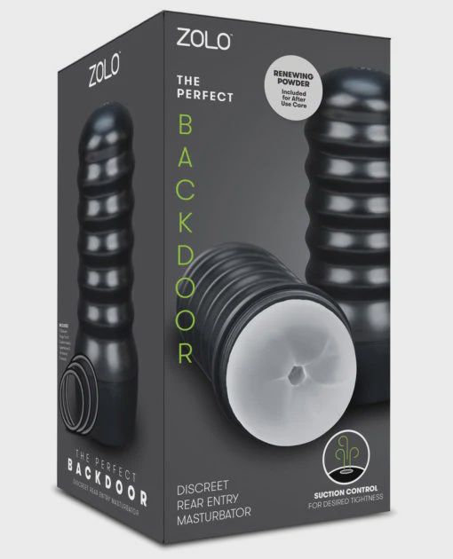 Zolo The Perfect Discreet Rear Entry Masturbator Stroker Clear