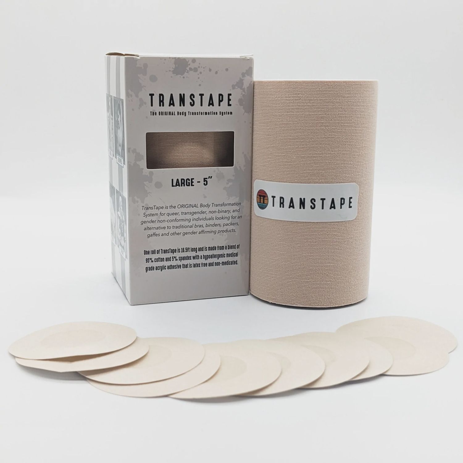 TransTape Rolls, Color: #001, Size: Large 5"