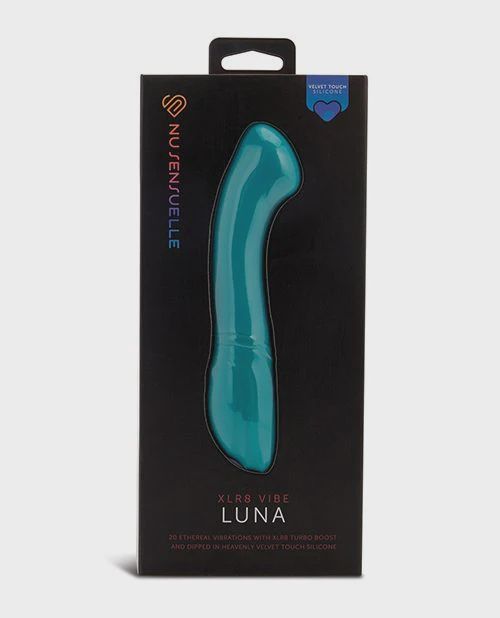 Nu Sensuelle Luna Velvet Touch Vibe, Color: Emerald Green