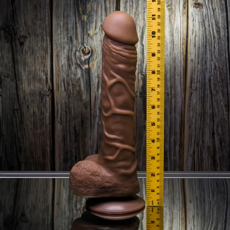 10" Flexskin Poseable True Feel Dildo