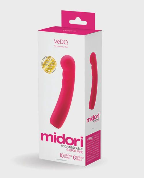 VeDO Midori Rechargeable G Spot Vibe - Pink, Color: Pink