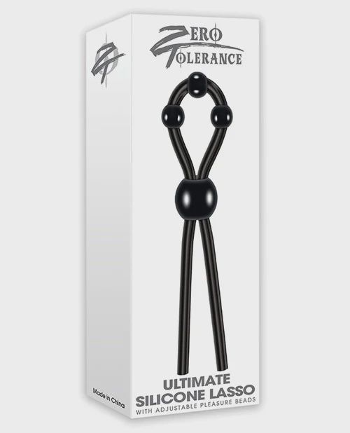 Ultimate Lasso Cock Ring - Black