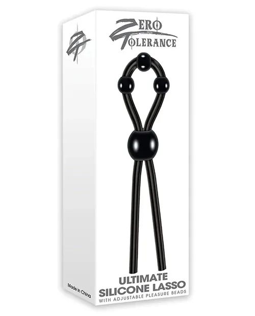 Ultimate Lasso Cock Ring - Black