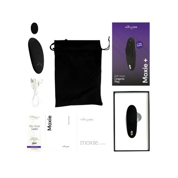 We-Vibe Moxie+ Panty Vibe - Satin Black