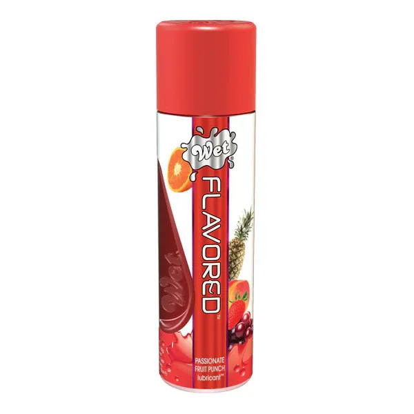 Wet Flavored Gel Lubricant Passionate Fruit Punch 3.6 oz.
