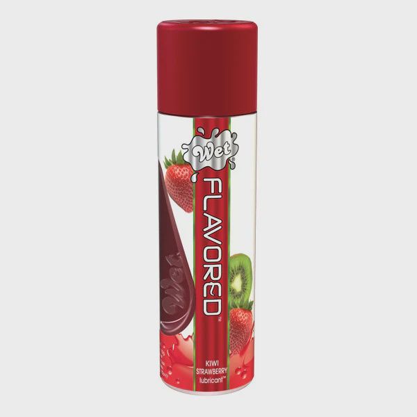 Wet Flavored Gel Lubricant Kiwi Strawberry 3.6 oz.