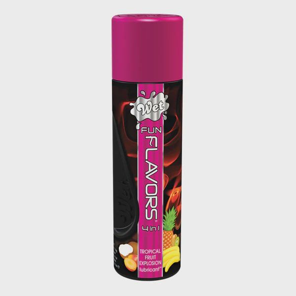 Wet Fun Flavors 4-In-1 Lubricant Tropical Fruit Explosion 4.1 oz.