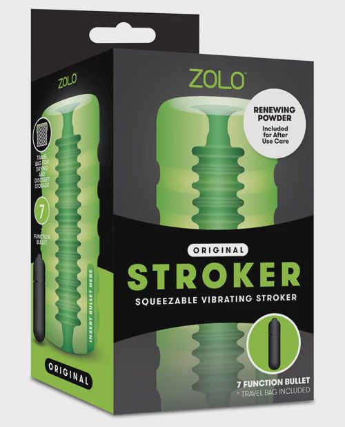 ZOLO Original Squeezable Vibrating Stroker