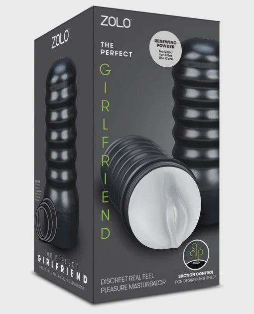 Zolo The Perfect Girlfriend Discreet Real Feel Masturbator Stroker Clear