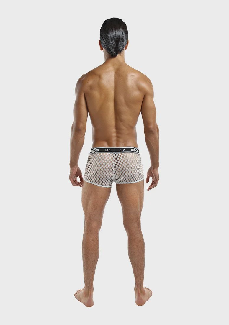 Peep Show Mini Short - White