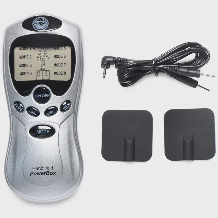 Zeus Handheld 8 Mode Power Box with Black Pads