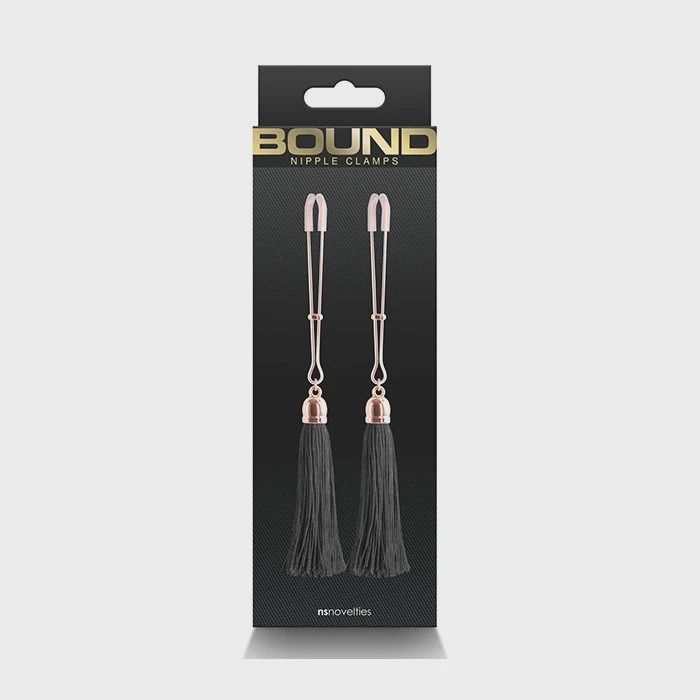 Bound T1 Nipple Clamps, Color: Black