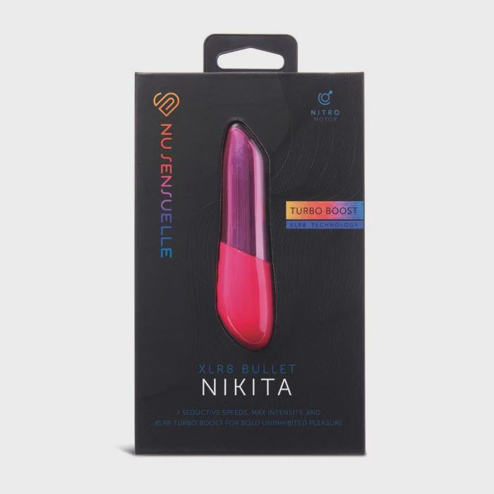 Nu Sensuelle Nikita Bullet with Nitro Motor, Color: Deep Pink