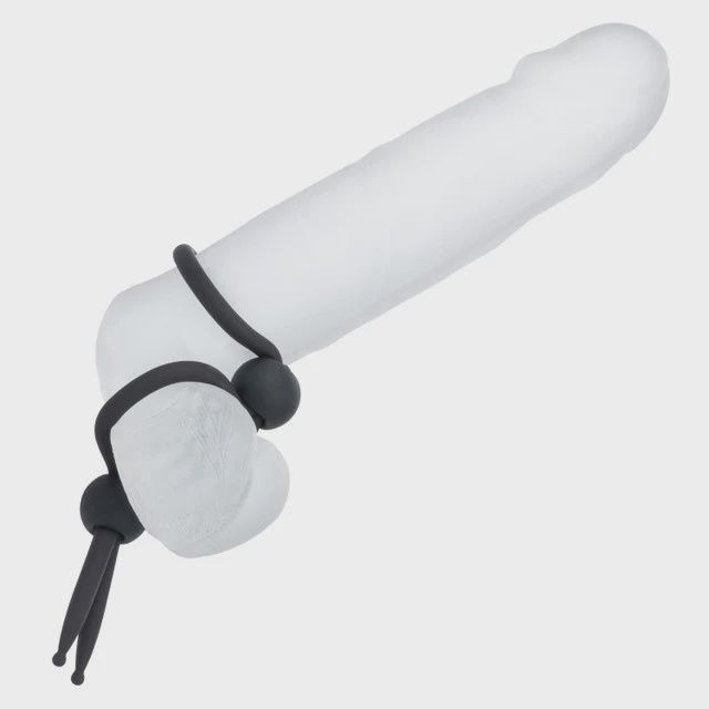 Alpha™ Liquid Silicone Dual Lasso, Color: Black