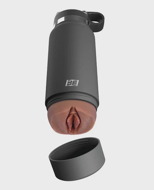 PDX Plus Fuck Flask Secret Delight Stroker, Color: Brown