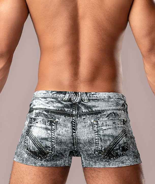 Dirty Denim Mini Short