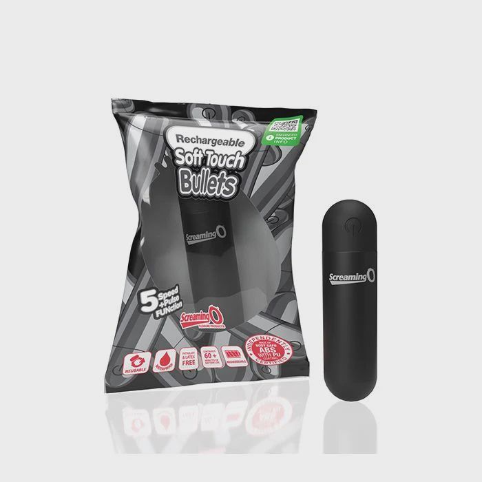 Screaming O Soft Touch Rechargeable Bullet, Color: Black