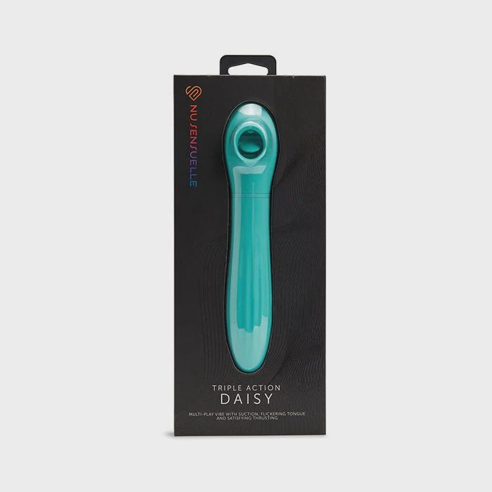 Nu Sensuelle Triple Action Daisy - Neon Blue, Color: Neon Blue