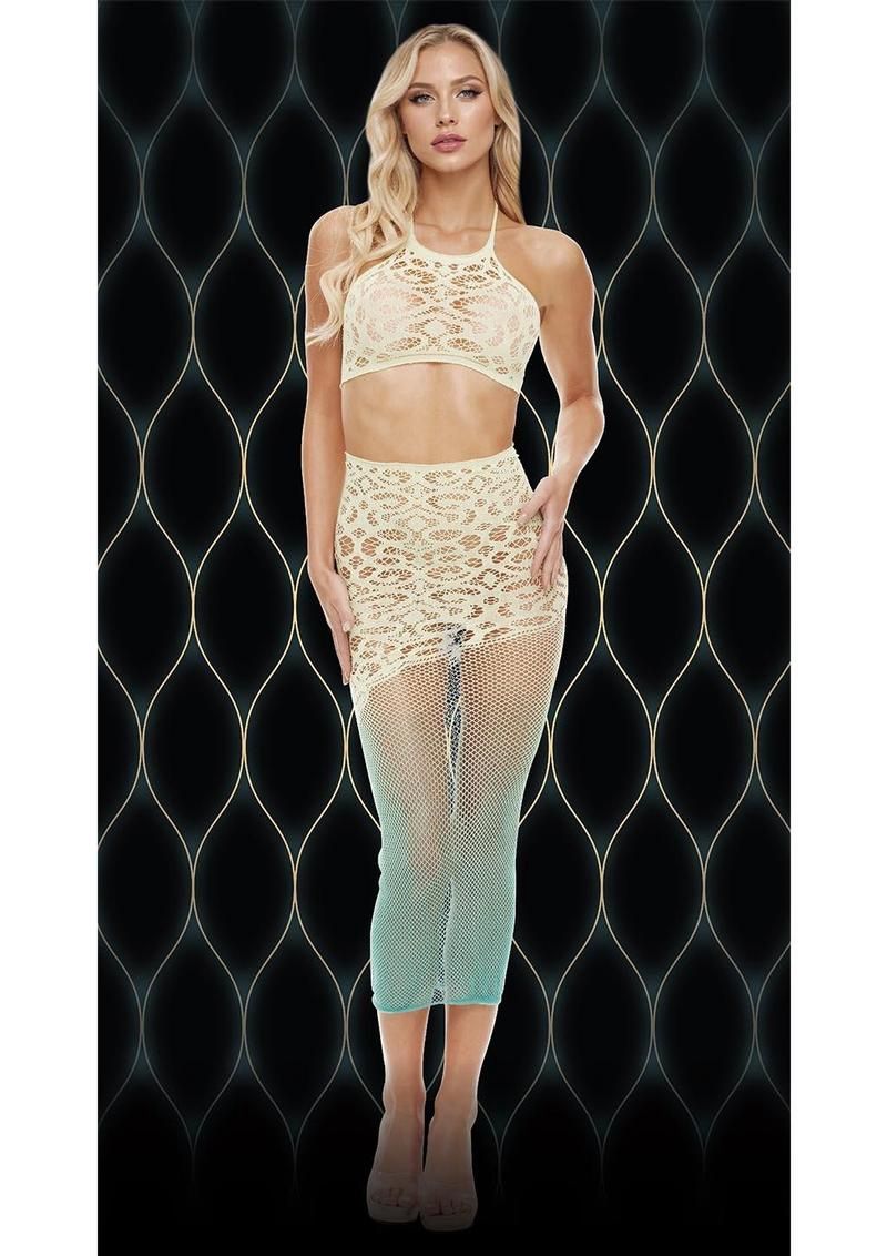 GREEN GODDESS 2-PIECE SET, Size: one-size
