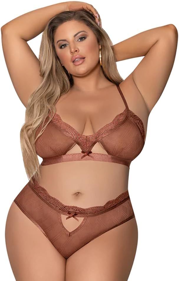 Caramel Kiss: Bralette &amp; G Panty