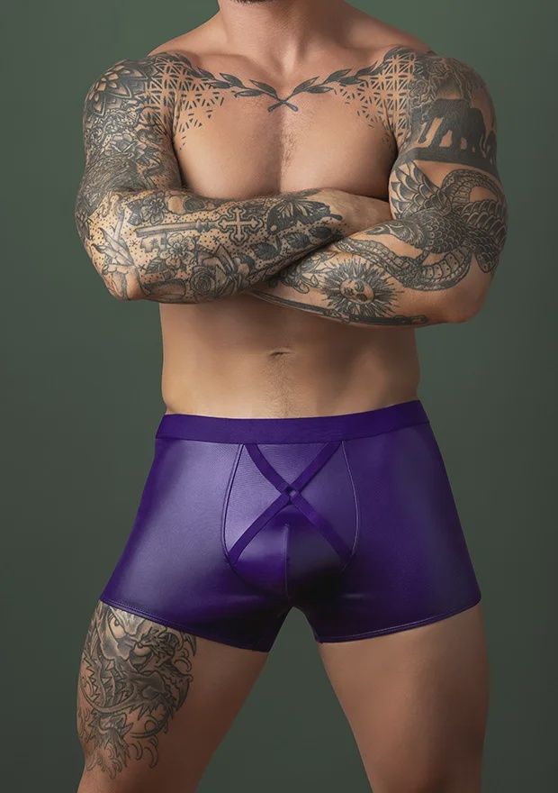 Eggplant Crossover Short