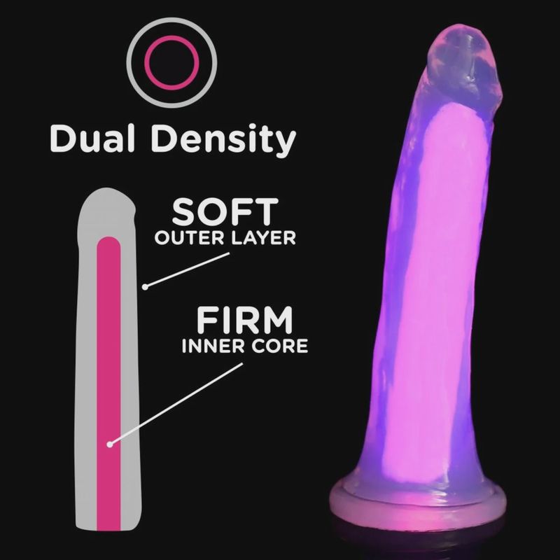 Lollicock 7" Glow-in-the-Dark Silicone Dildo