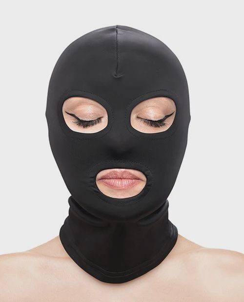 Fetish &amp; Fashion Eyes &amp; Mouth Hood, Color: Black