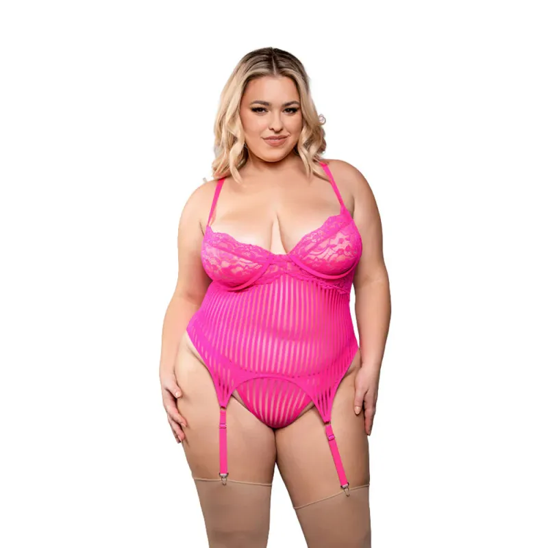 Juliette Gartered Bustier &amp; G-String Panty