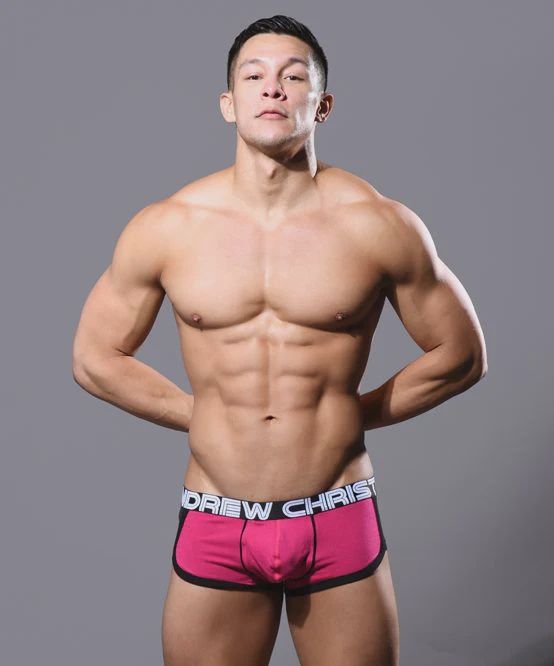 SHOW-IT® Retro Pop Mesh Boxer, Color: Fuchsia, Size: Small